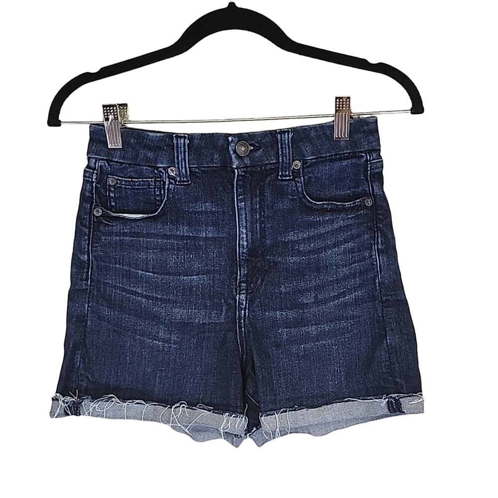 American Eagle Curvy Super Hi-Rise Shortie, Jean Shorts Women's Size 4